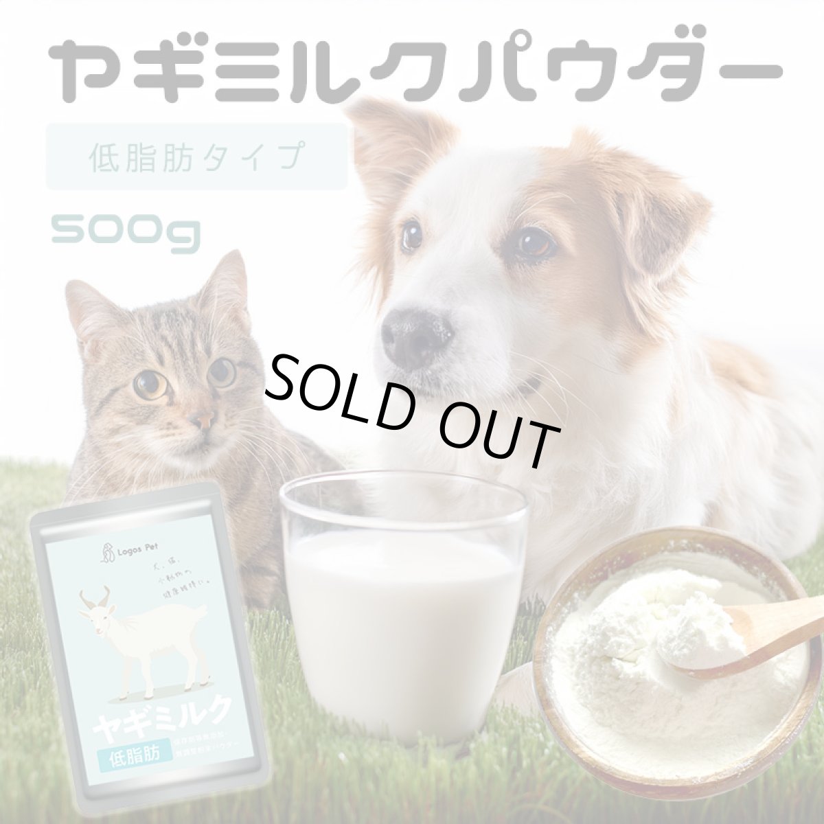画像1: オランダ王国産 低脂肪ヤギミルクパウダー 500g (1)