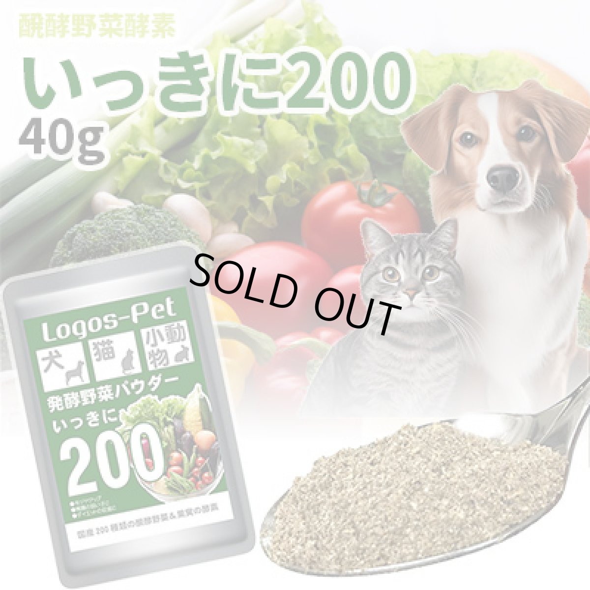 画像1: 国産200種類の醗酵野菜 いっきに200 40g (1)