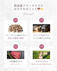 画像10: 国産 鹿肉フリーズドライ FD 角切り 100g 「低温熟成・鹿シリーズ」 ロゴスペット (10)
