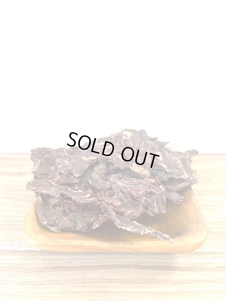 画像2: 【30%OFF】国産 骨からそいだ鹿肉ジャーキー 犬猫用 100g 「低温熟成・鹿シリーズ」  ロゴスペット (2)