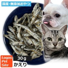 画像1: 国産 かたくちいわし  (高知県産)  無塩煮干し 犬猫用 30g  (1)